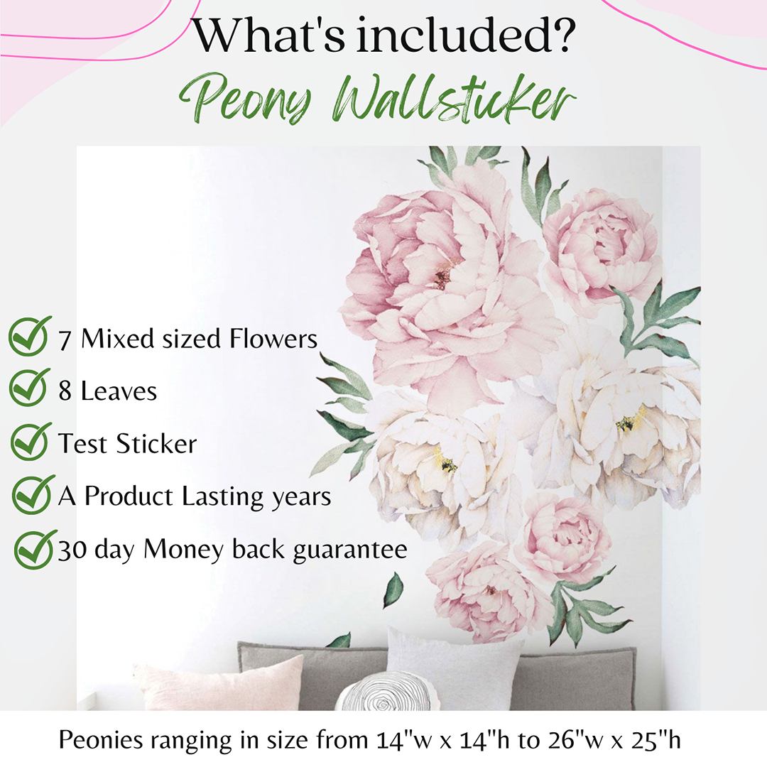 Peony Wallstickers
