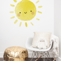 Watercolor Happy Sun
