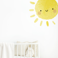 Watercolor Happy Sun