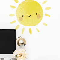 Watercolor Happy Sun