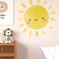 Watercolor Happy Sun