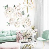 Peony Wallstickers- White
