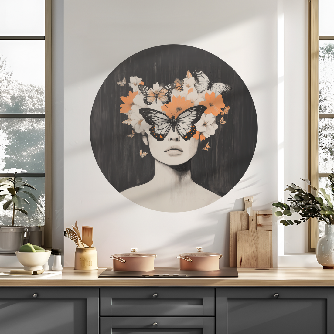 Butterfly Girl Black