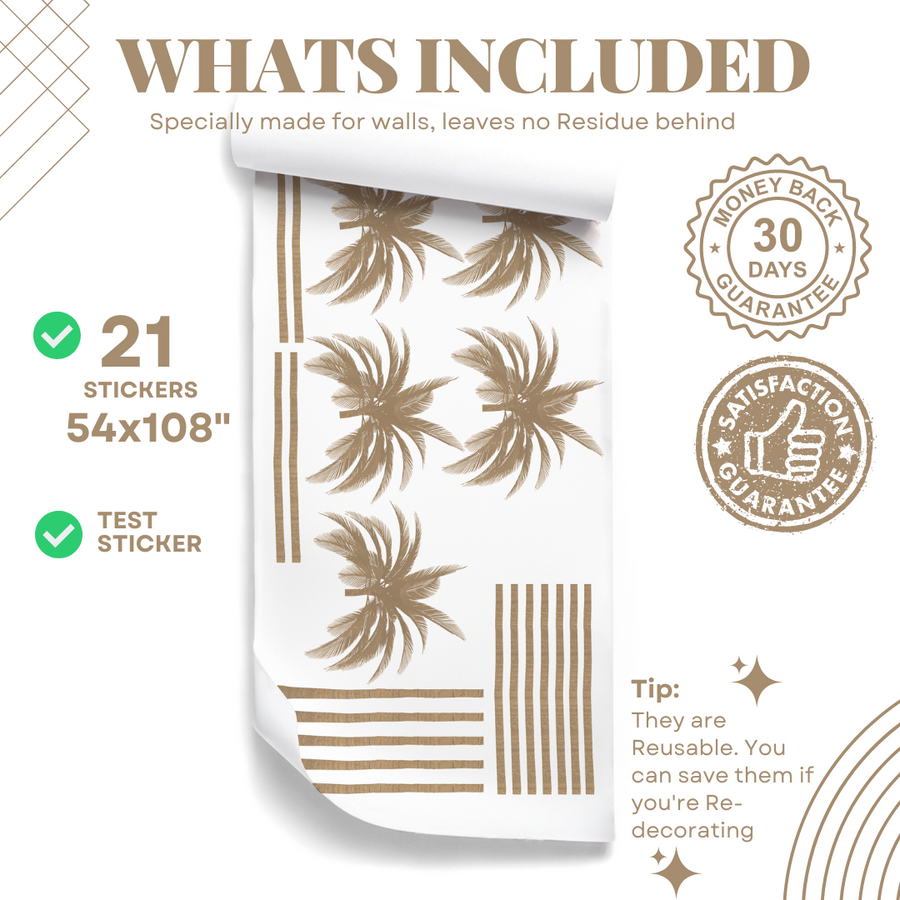 Beige Palm Tree