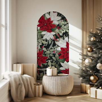 Poinsettia Arch Black