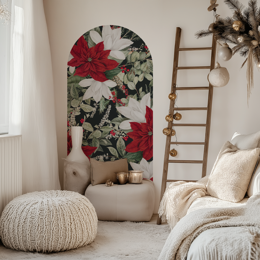 Poinsettia Arch Black