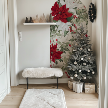 Poinsettia Arch White