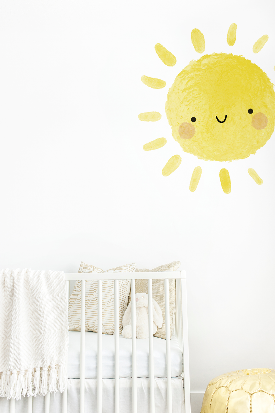 Watercolor Happy Sun