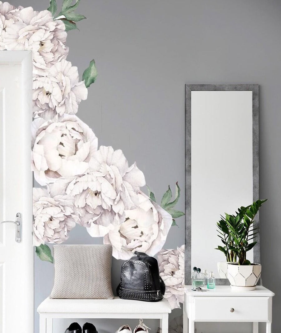Peony Wallstickers- White
